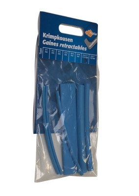 Krimpkous assortiment - 3-6-12mm - blauw