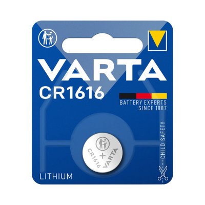 Knoopcelbatterij VARTA 1616 3V lithium (1 stuk)