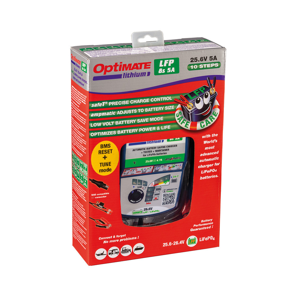 Druppellader OptiMate Lithium 8S, 24V 5A