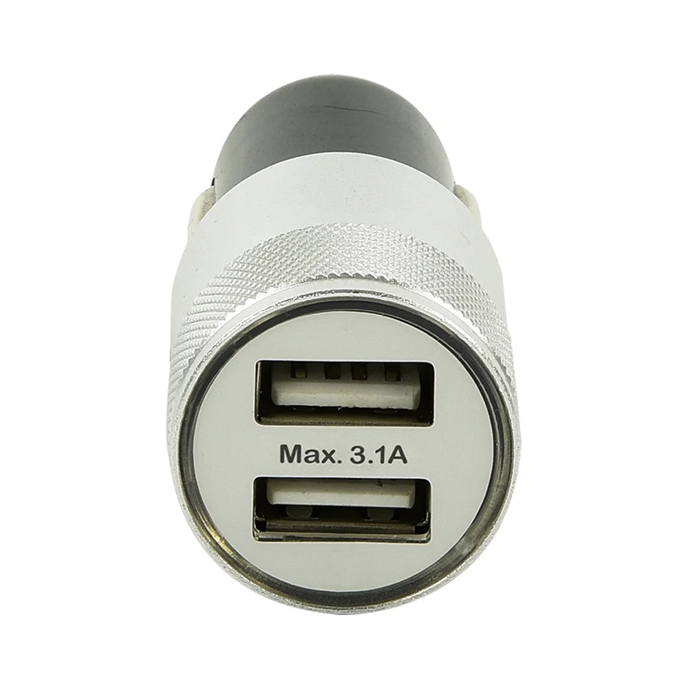 USB adapter 12/24 V 2 USB-poorten 3,1 A verlicht