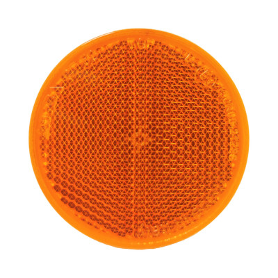Reflector oranje/zelfklevend 60mm 2 stuks blister