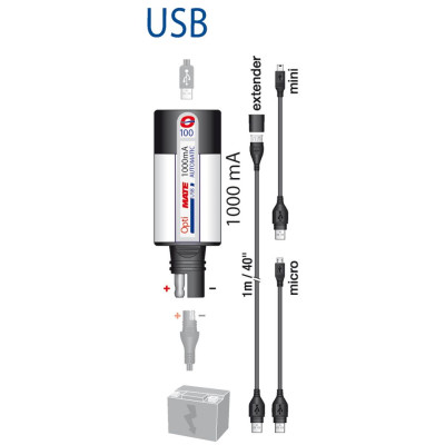 Lader - USB - SAE aansluiting