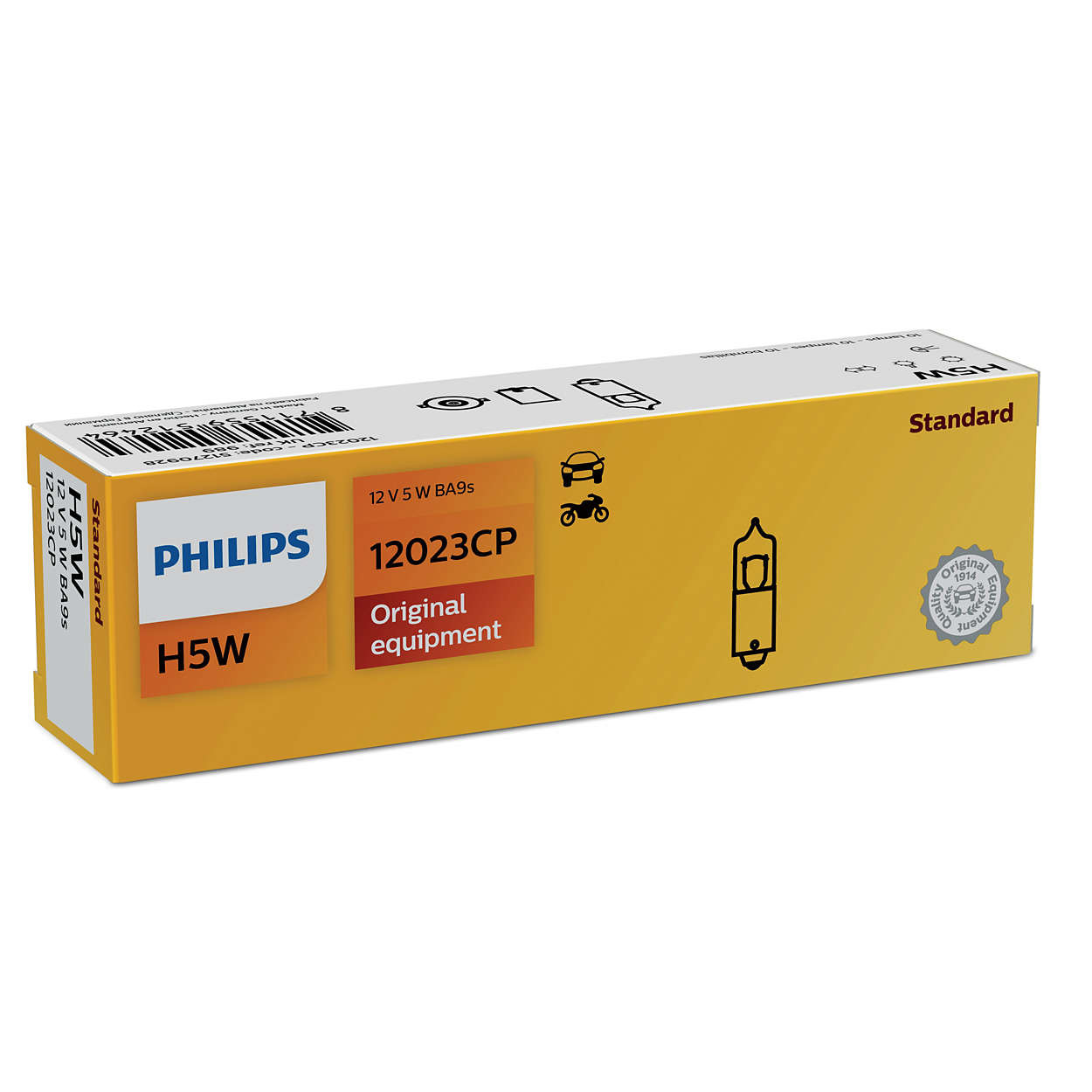 Philips H5W - 12V - 5W - BA9s
