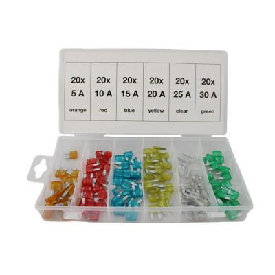 Minizekeringen 120-delig assortiment