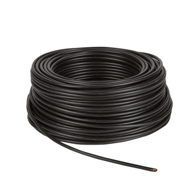 Draad - 4mm² - 50m - doos - zwart