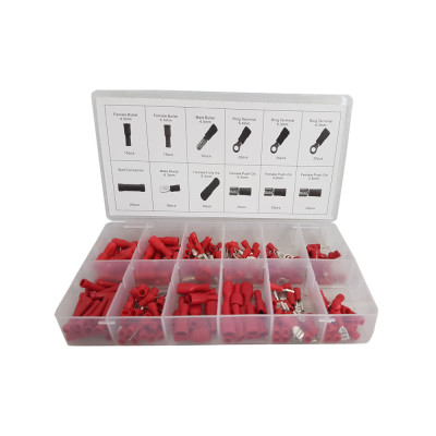 Kabelverbinders rood assortiment