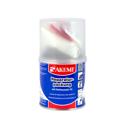 Reparatieverpakking hars 2 componenten T3 250g + glasvezelweefsel 0,125m²