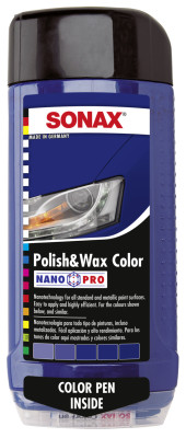 Polish Polish&Wax COLOR NanoPro blue 500 ml
