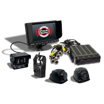 5 Channel MDVR Kit with 4x D1 camera and 7" Monitor - 1T SSD