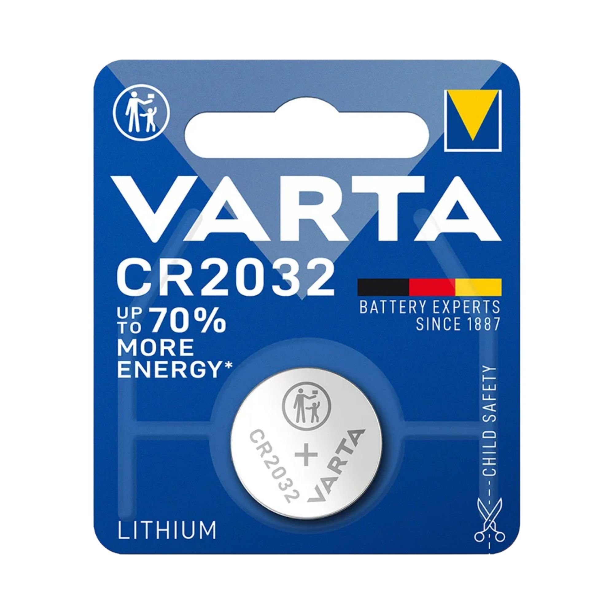 Knoopcelbatterij VARTA 2032 3V lithium (1 stuk)