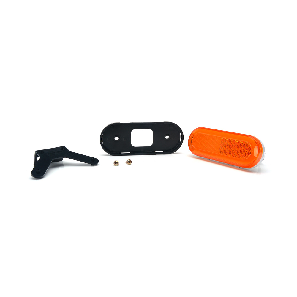 Markeringslicht LED 12-24 V oranje glow 220 mm kabel