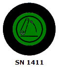 Drukschakelaar Merit - heavy duty - takel op - groen - 4T - SN1411