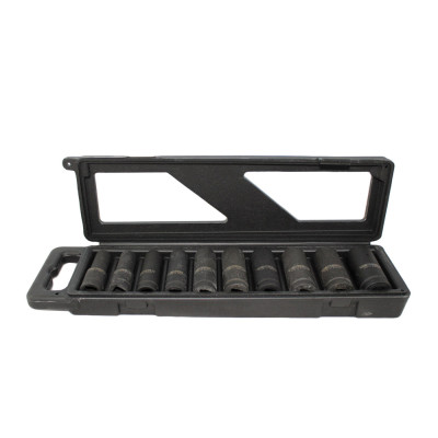 1/2" lange en extra dunne krachtdoppen set 10-delig