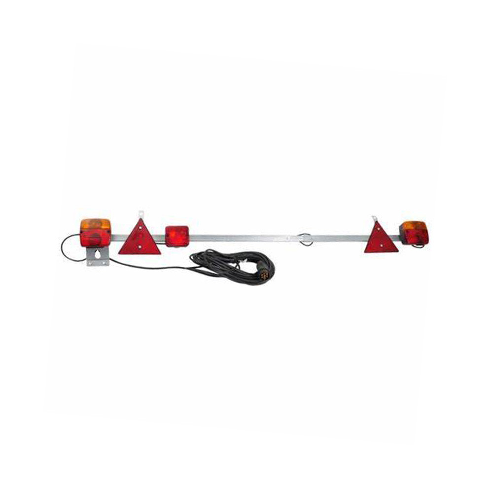 Verlichtingsbalk uitschuifbaar 100-160cm 7,5m kabel mistlamp