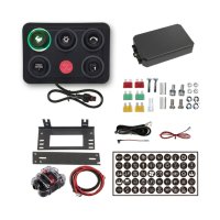 Controlepaneel 12/24V 5 drukknoppen met 8 kleuren LED optie
