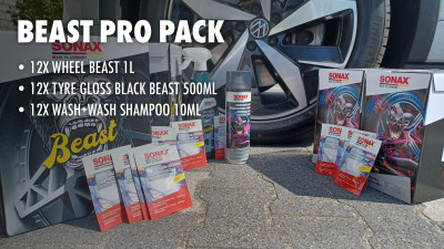 SONAX BEAST Pro Pack 12x Wheelbeast + 12x Black Beast