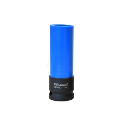 Krachtdop 17mm blauw