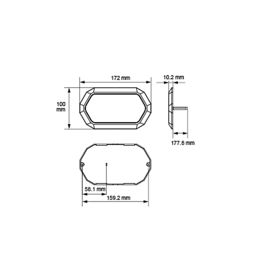 Binnenlicht LED 1475lm 12-24V dim touch switch