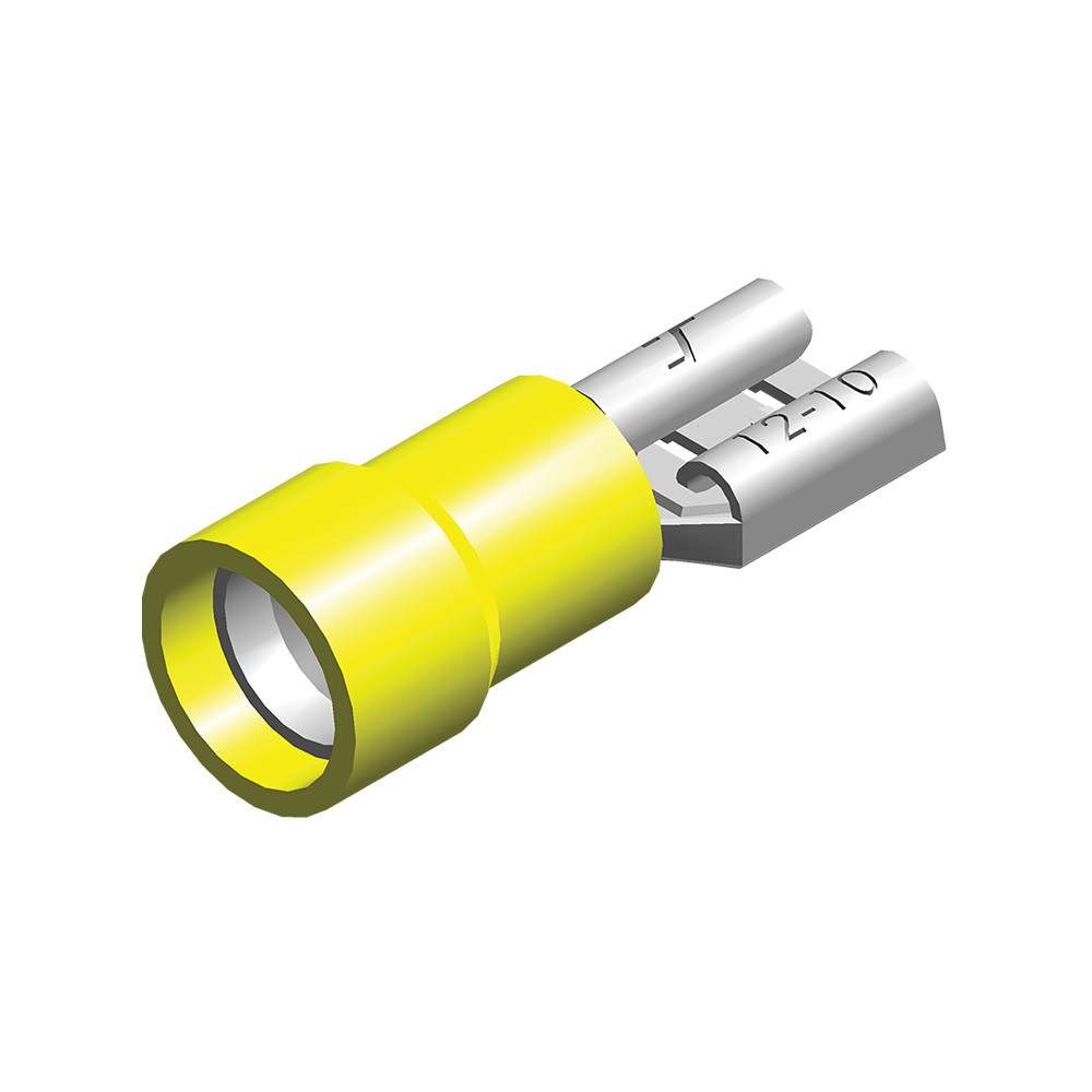 Kabelschoen - 9.5mm - vrouw - geel - 555