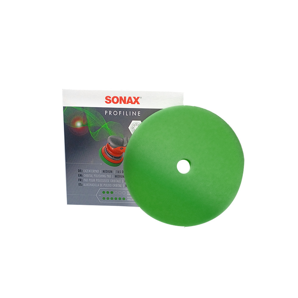 Polijstpad PROFILINE OrbitalPolishingPad Medium 165 mm groen