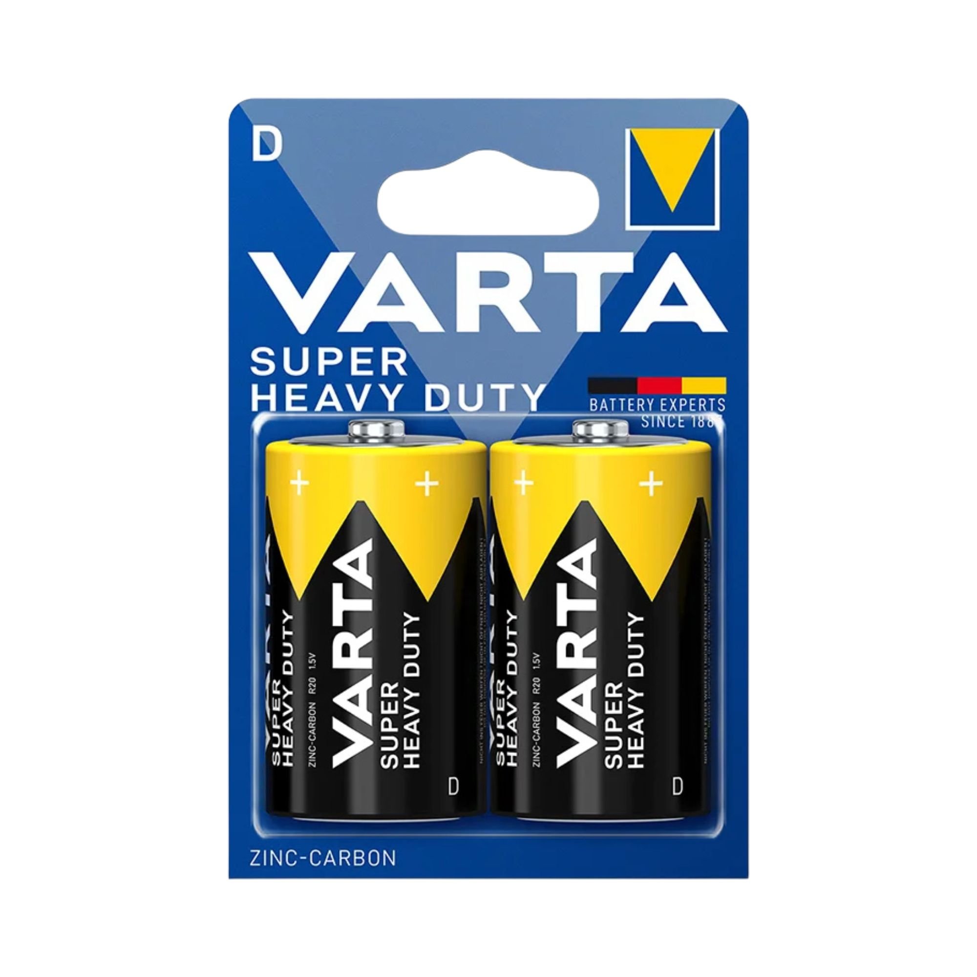 Batterij VARTA Super Heavy Duty D 1,5V (2 stuks)