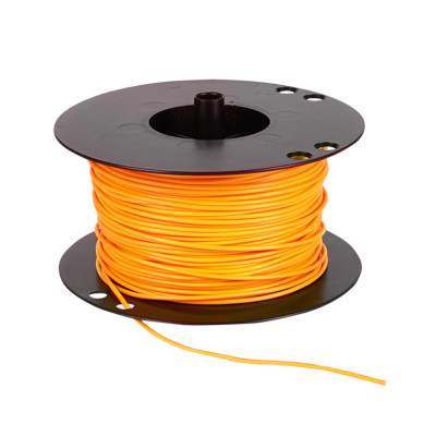 Draad 0.75mm² 100m bobijn oranje