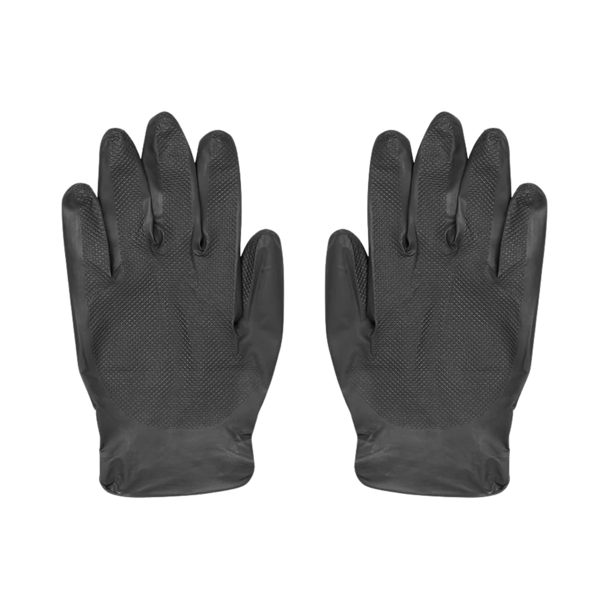 Nitrilhandschoenen Gripp-It L zwart (50 stuks)