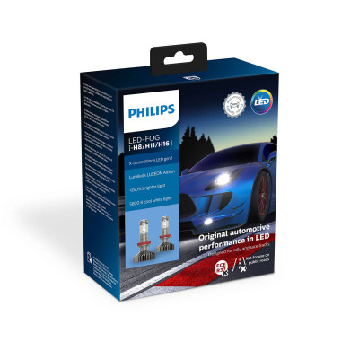 Philips Xtreme Ultinon - Led - Gen2 Fog H8-H11-H16 - set - non ECE