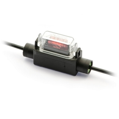 Zekeringhouder MiniOTO 1.5mm²  zwart met kapje