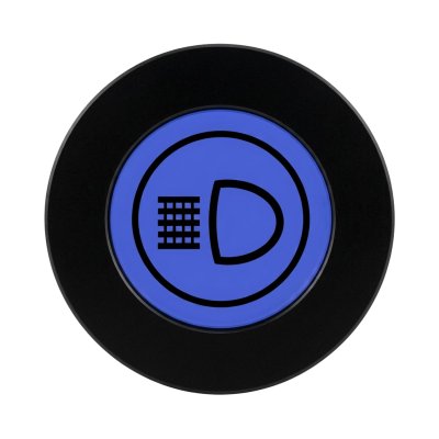 Drukschakelaar heavy duty grootlicht blauw 5T