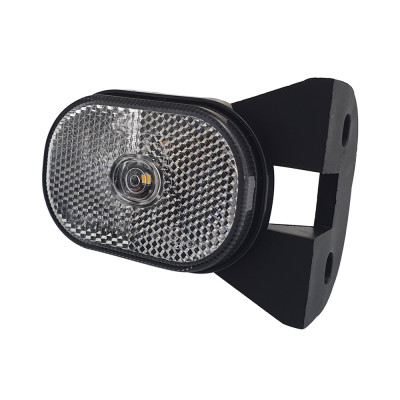 Markeringslicht LED 12V wit flat cable 500mm topped 91x53mm