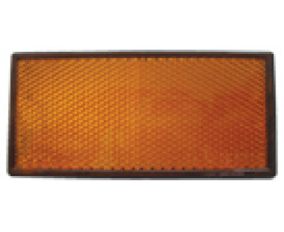 Reflector - 105x48mm - oranje/zelfklevend