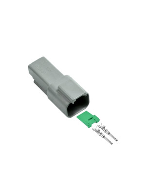 Deutsch connector | complete set 2 polig | male
