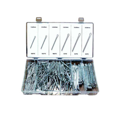 Splitpennen 555-delig assortiment