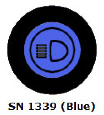 Drukschakelaar Merit - heavy duty - grootlicht - blauw - 5T - SN1339