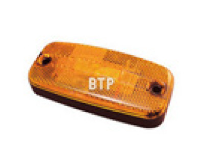 Breedtelicht - 110x50x25 - 5 leds - 12v - oranje