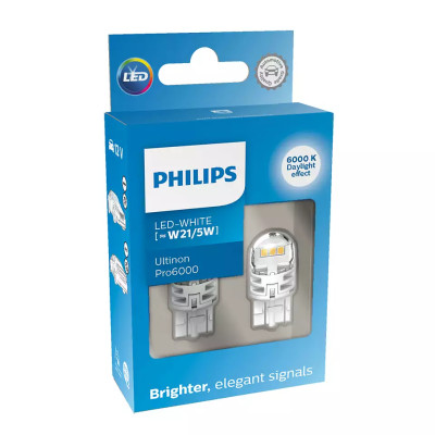 Philips Ultinon Pro6000 - LED - W21/5W - set - non ECE