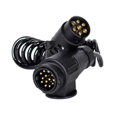 Spiraalkabel 13/7-polig 12V PVC 3m