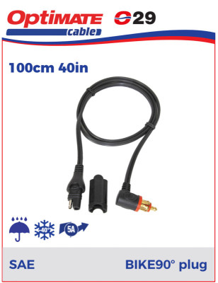 Adapter-extender - SAE naar BIKE 90°-plug