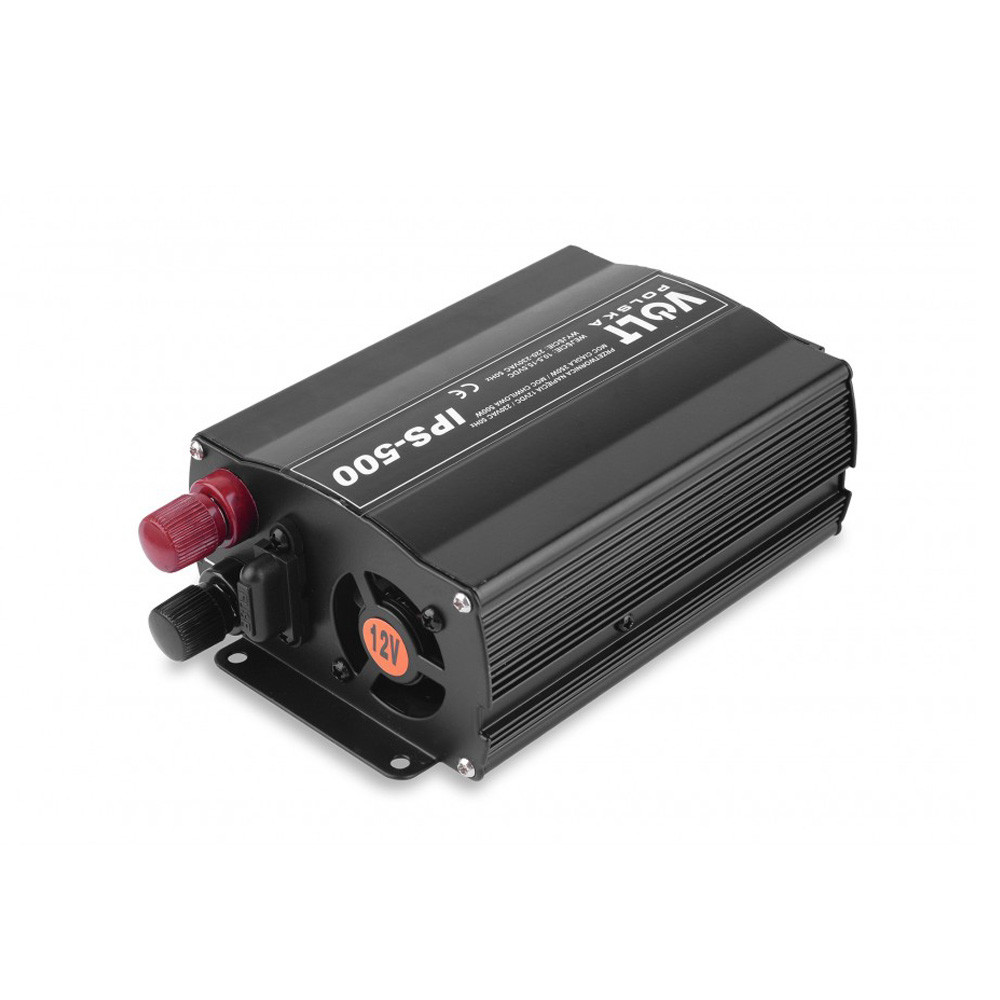 Omvormer IPS 500 12V DC - 230V AC 350/500W