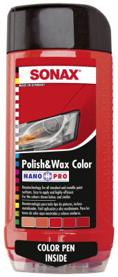 Polish Polish&Wax COLOR NanoPro red 500 ml