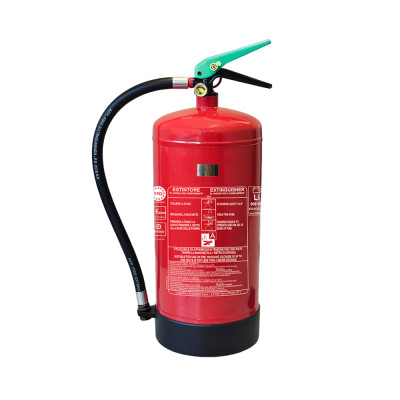 Brandblusser water gebouwen België 9L manometer lithium batterijen