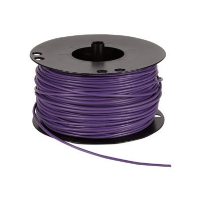 Draad 1.5mm² 100m bobijn paars