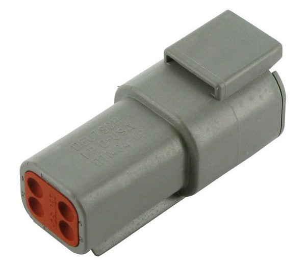 Deutsch DTM connector - 4 polig - M