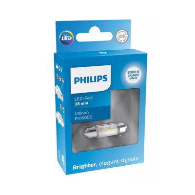 Philips Ultinon Pro6000 - 12V - LED - buis 38mm - non ECE