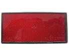 Reflector - 105x48mm - rood/zelfklevend - 2 stuks - blister