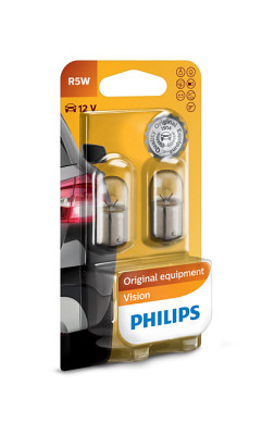 Philips R5W - 12V - 5W - BA15s - blister 2 stuks