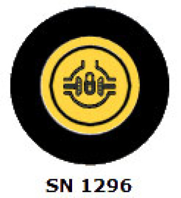 Drukschakelaar Merit - heavy duty - differentieerbaar slot - geel - 6T - SN1296