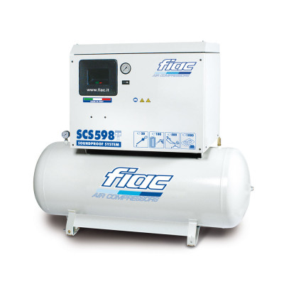 Stille luchtcompressor FIAC 270L 10Bar