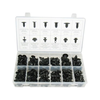 Assortiment bekleding clips 192 delig